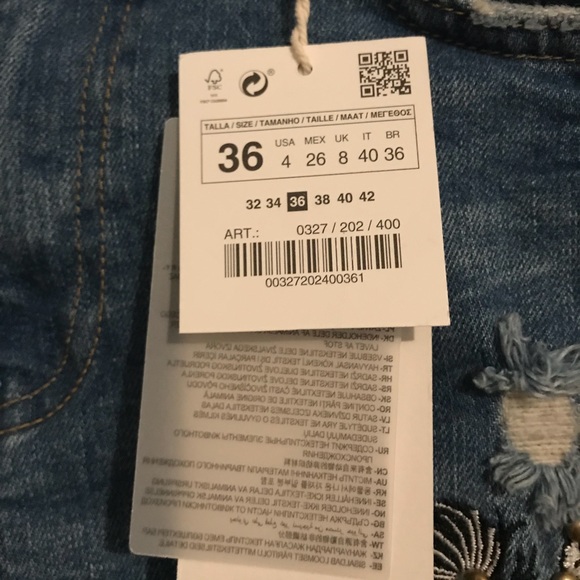 Zara studded distressed jeans - Picture 5 of 8